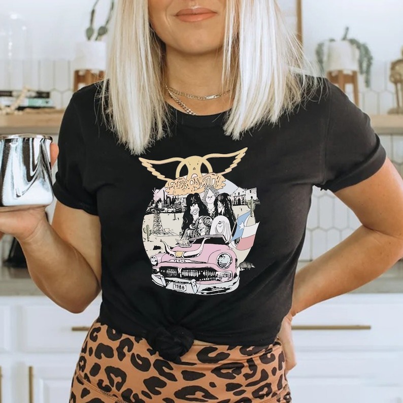 Aerosmith TShirt Aerosmith Rock Music Shirt Aerosmith Band Fan Shirt